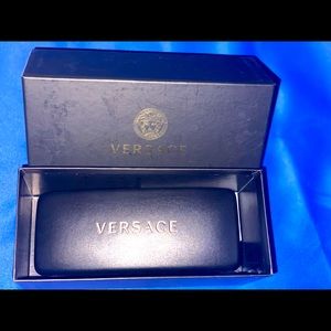 Versace glasses case & cleaner